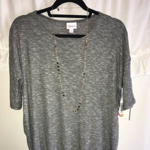 🖤 LuLaRoe Black & White Sweater Material Irma 🖤